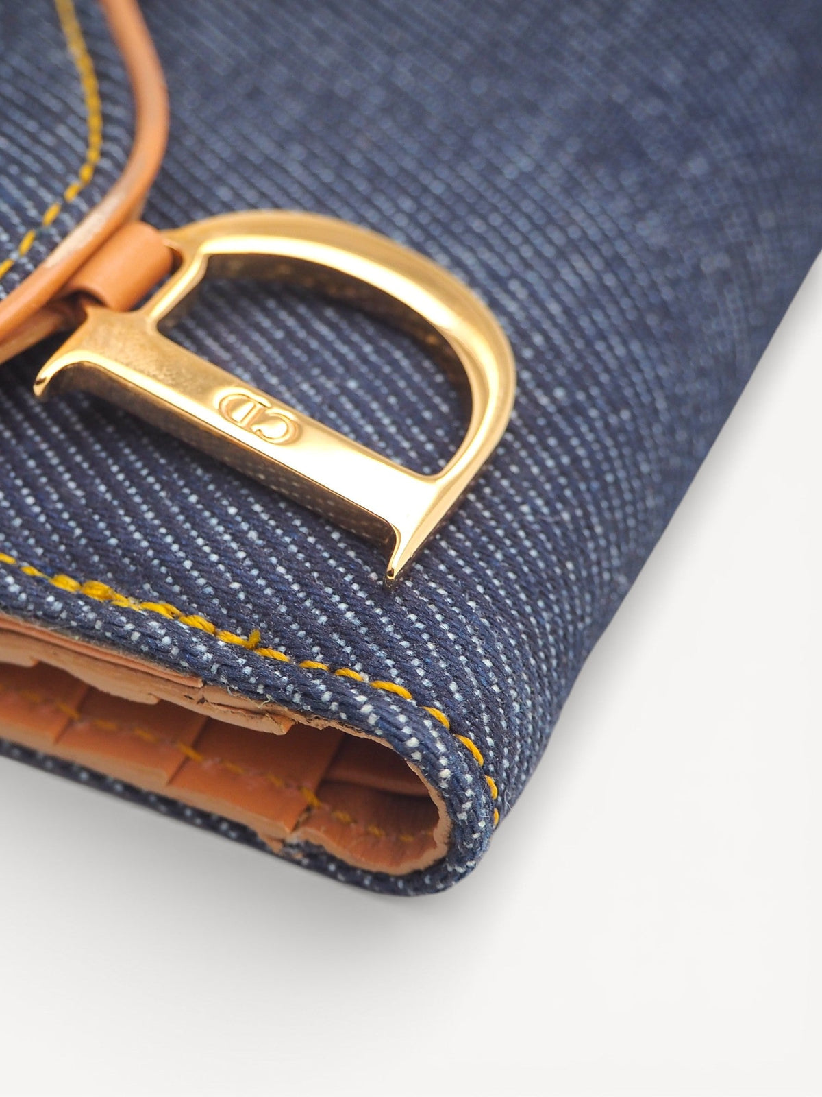 CHRISTIAN DIOR SADDLE WALLET