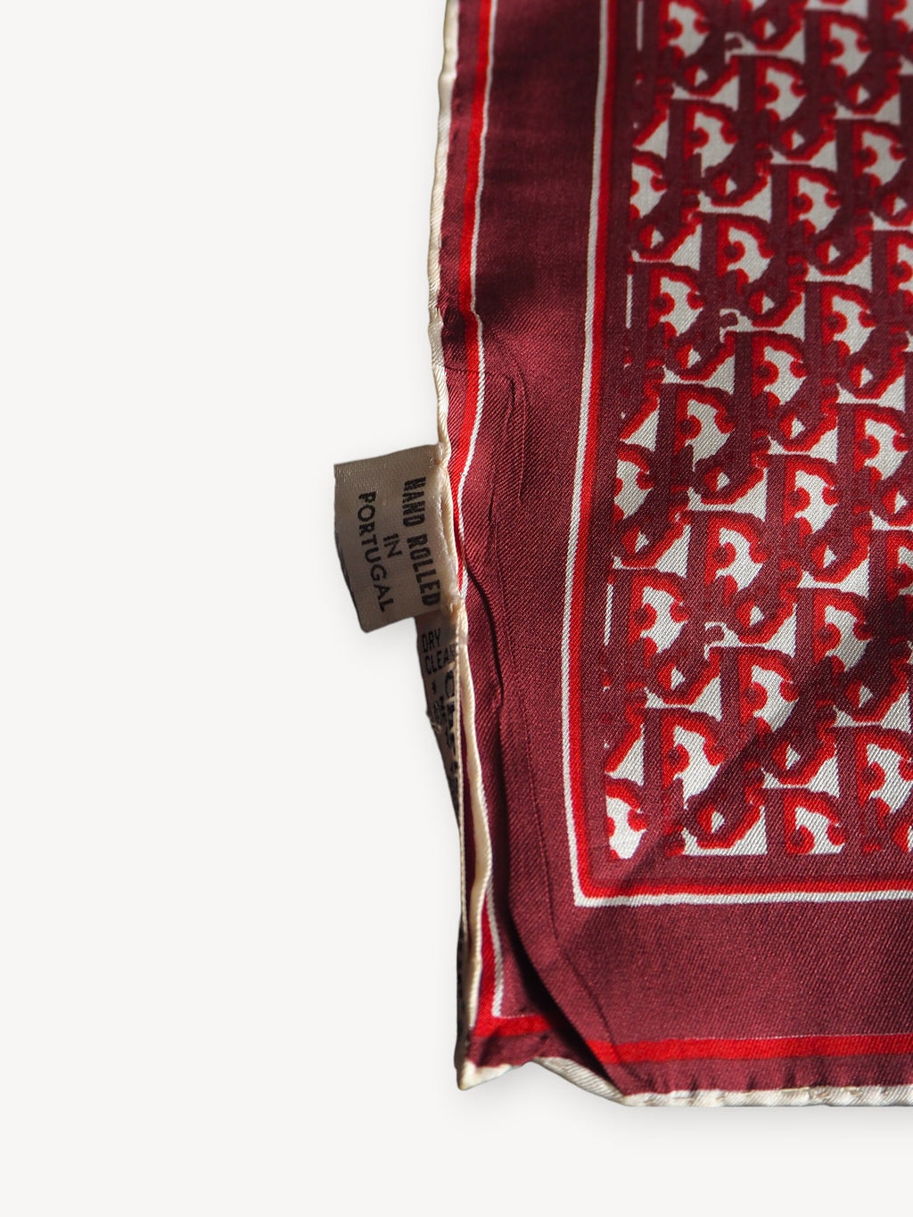 CHRISTIAN DIOR SILK MONOGRAM SCARF