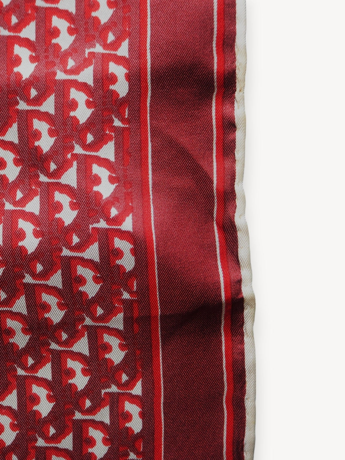 CHRISTIAN DIOR SILK MONOGRAM SCARF