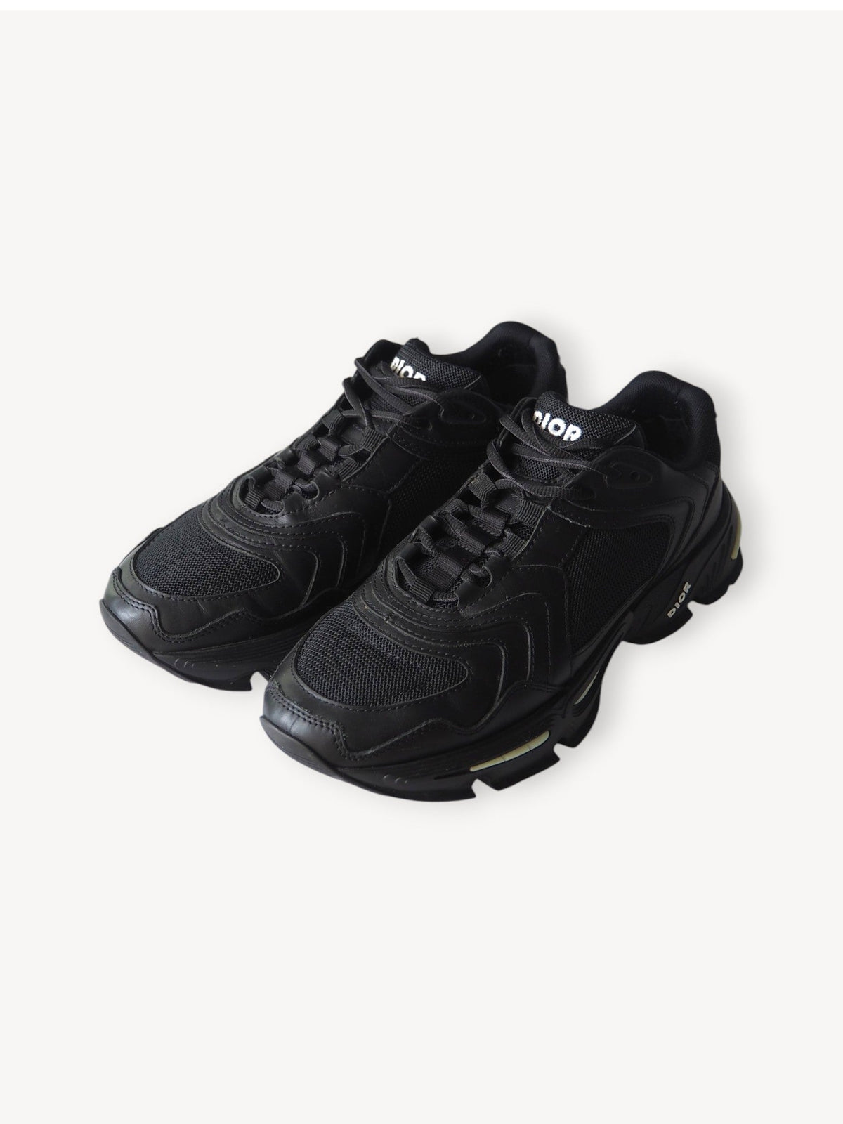 DIOR CD1 LT BLACK SNEAKERS - EU 40