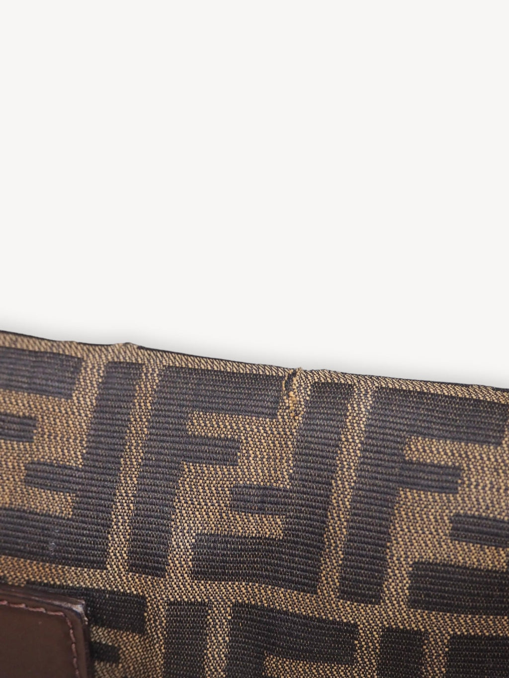 FENDI ZUCCA BAGUETTE BAG GOLD HARDWARE