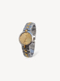 GIVENCHY TWO-TONE WATCH WITH RHINESTONES