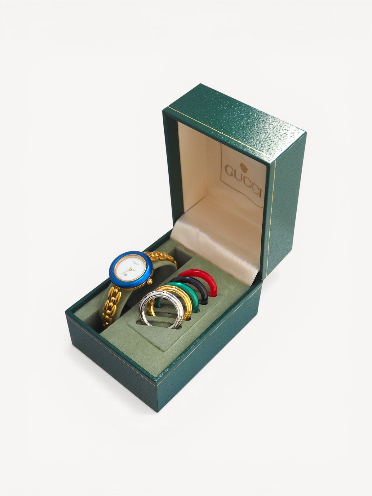 GUCCI INTERCHANGEABLE BEZEL WATCH