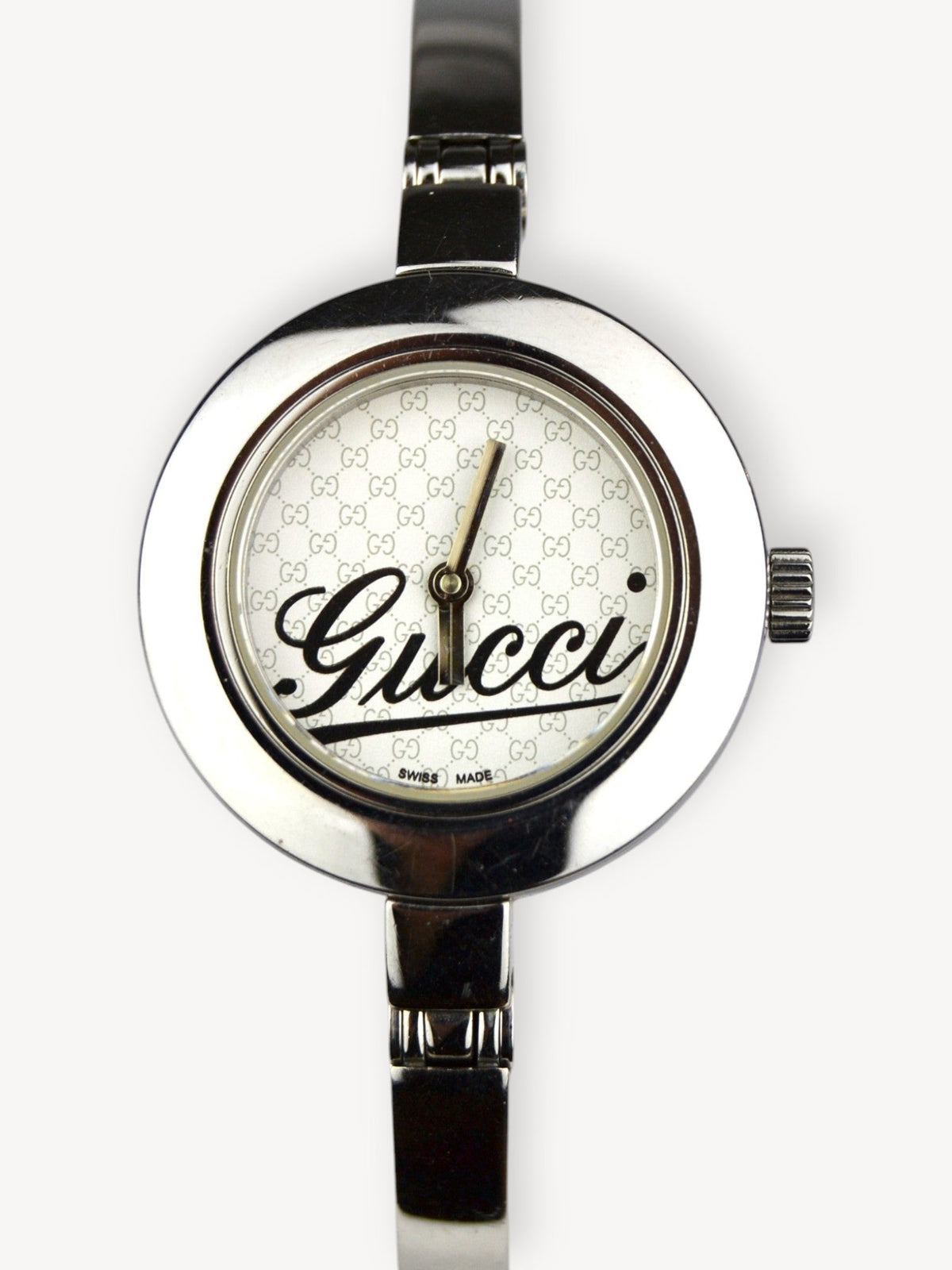 GUCCI 105 GUCCISSIMA WATCH SILVER