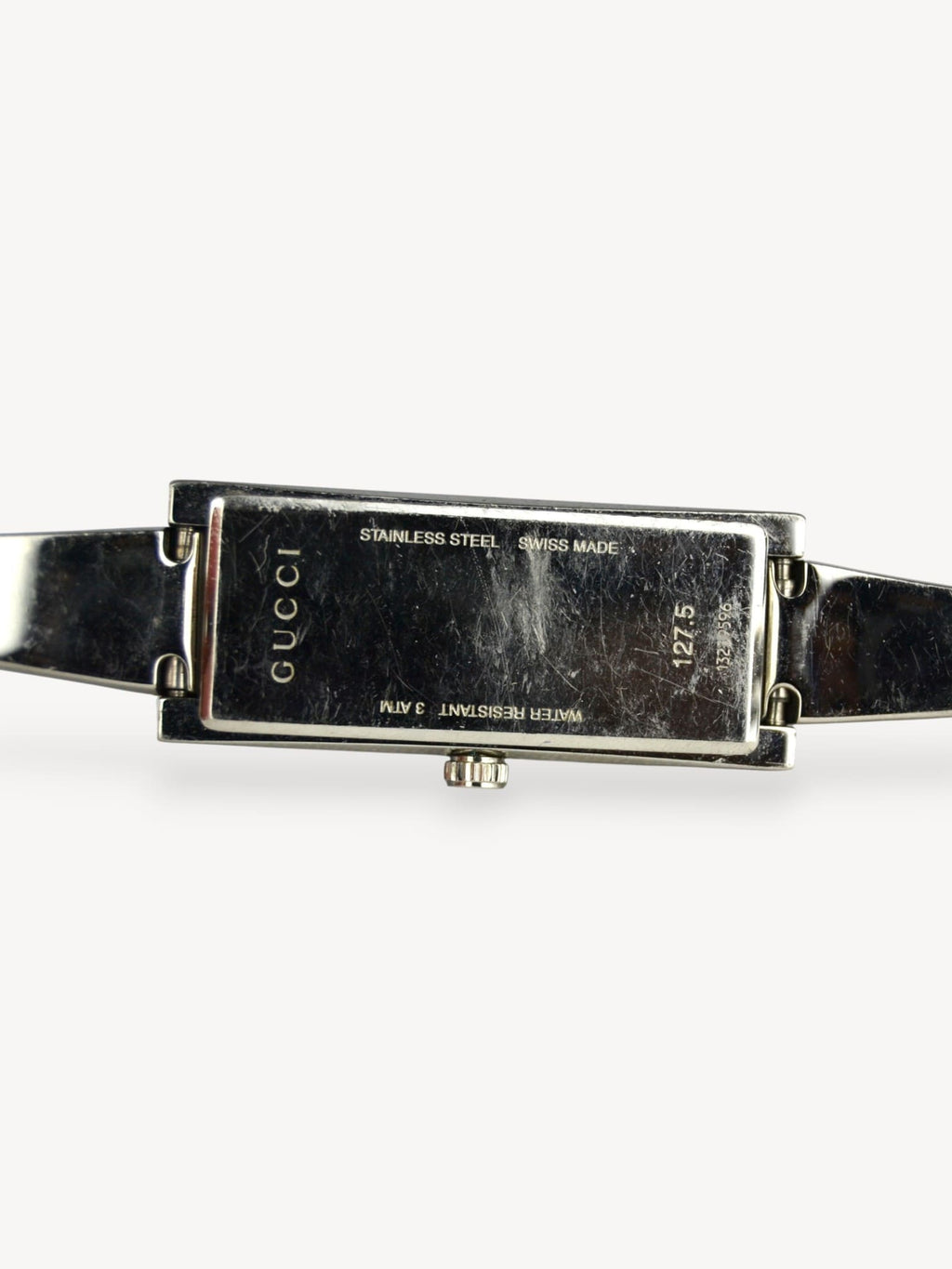 GUCCI 127.5 GUCCISSIMA HORSEBIT WATCH SILVER