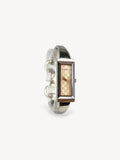 GUCCI 127.5 GUCCISSIMA HORSEBIT WATCH SILVER