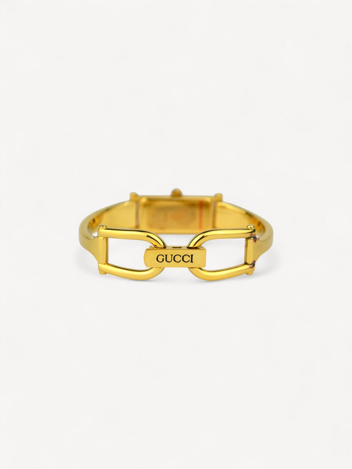 GUCCI 1500L HORSEBIT WATCH GOLD/BLACK