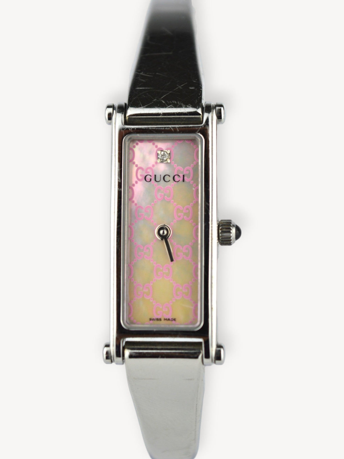 GUCCI 1500L GUCCISSIMA HORSEBIT WATCH SILVER