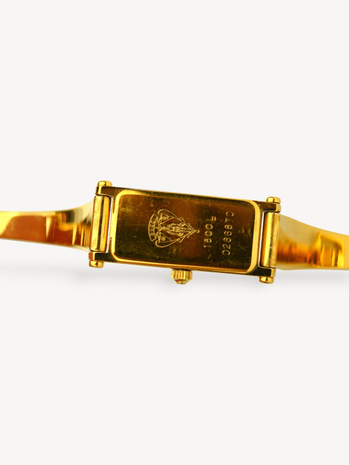 GUCCI 1500L HORSEBIT WATCH GOLD
