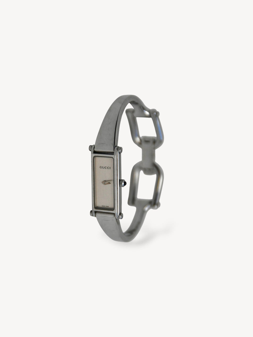 GUCCI 1500L HORSEBIT WATCH SILVER