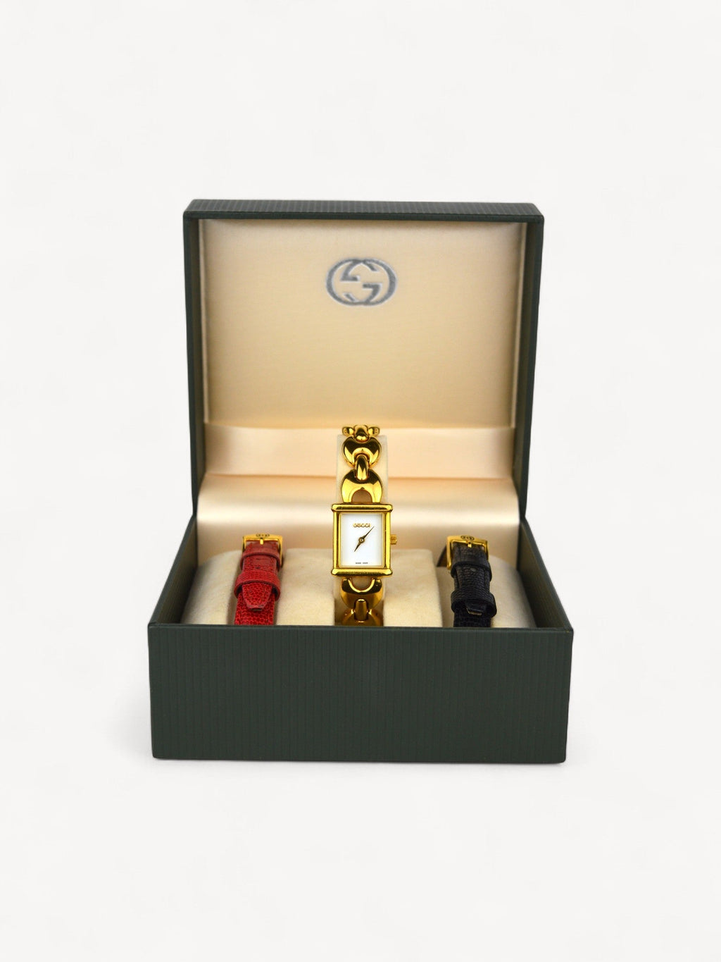 GUCCI 1800L INTERCHANGEABLE STRAP WATCH