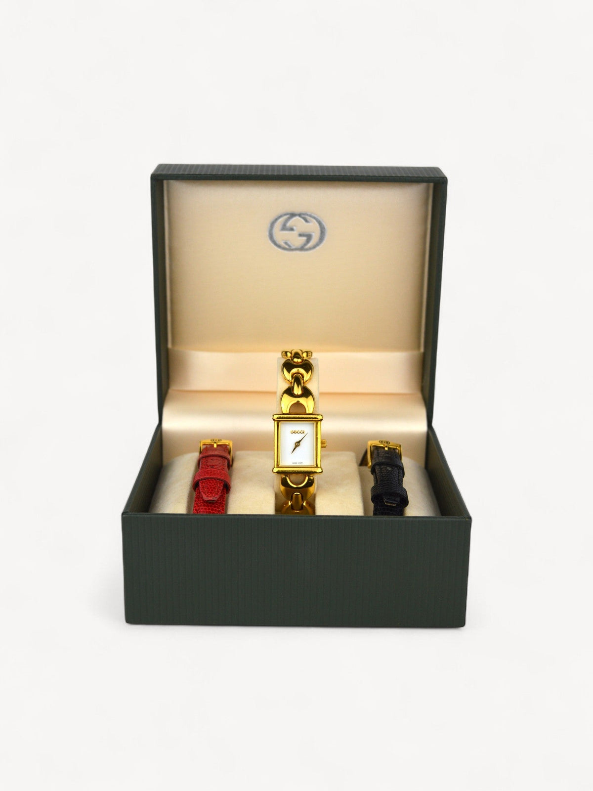 GUCCI 1800L INTERCHANGEABLE STRAP WATCH