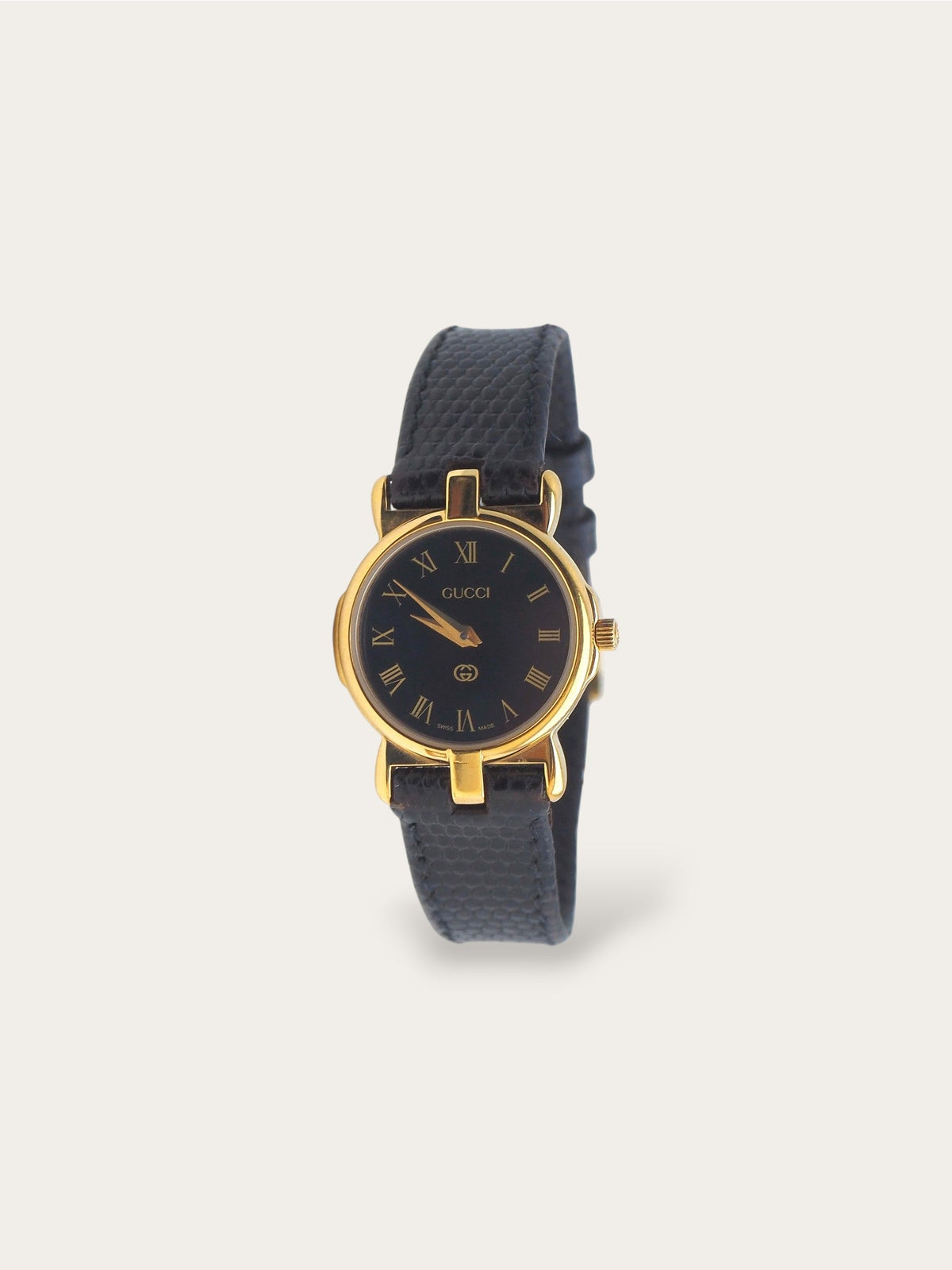 GUCCI 3400L WATCH BLACK