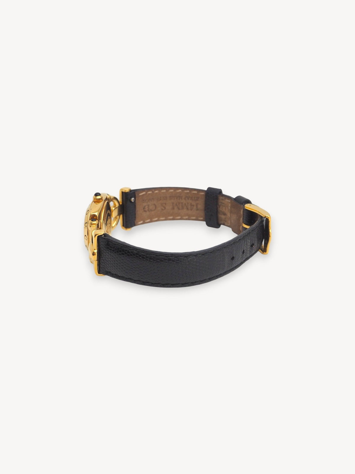 GUCCI 6300L HORSEBIT WATCH BLACK