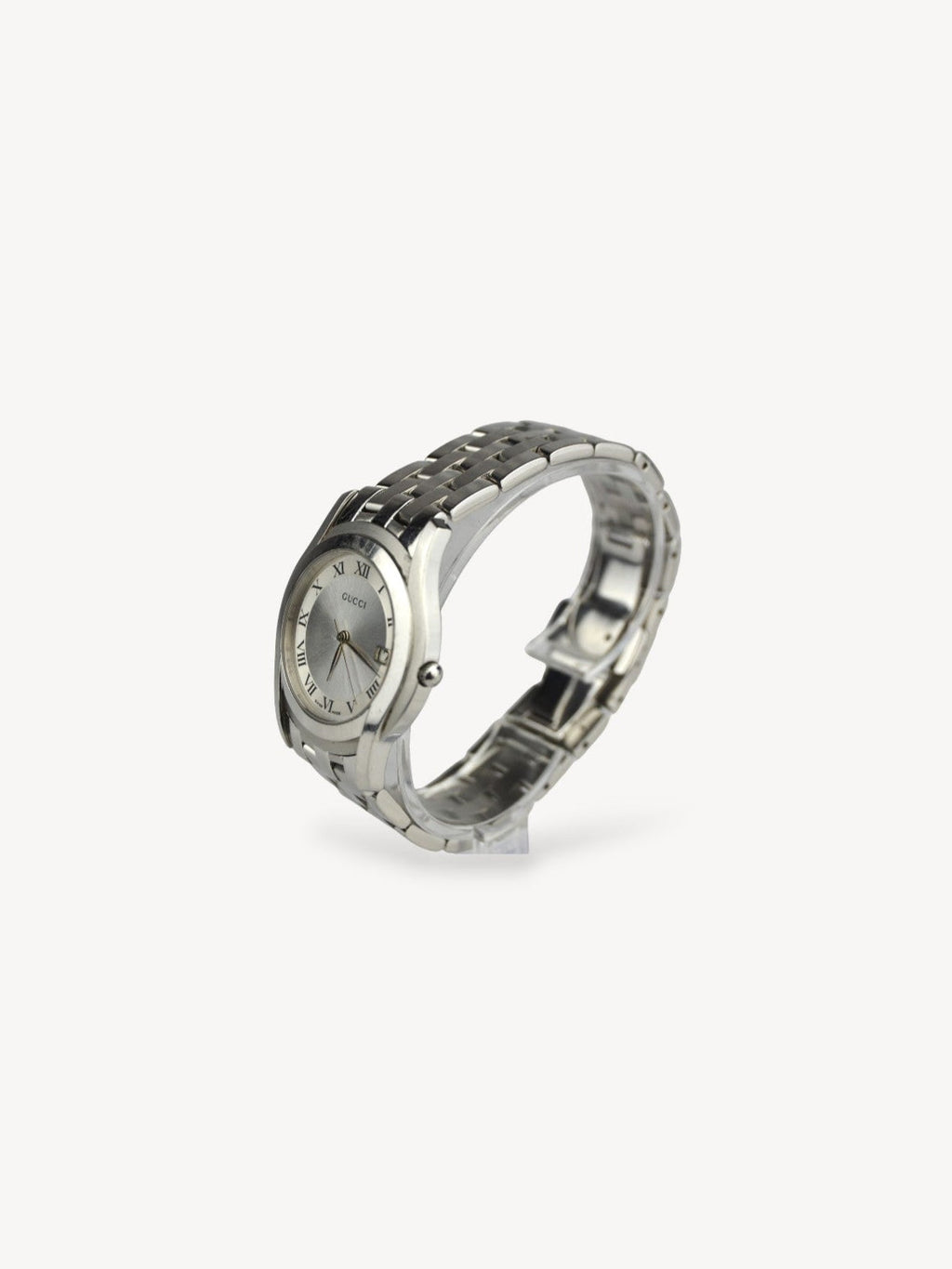GUCCI 5500M WATCH SILVER