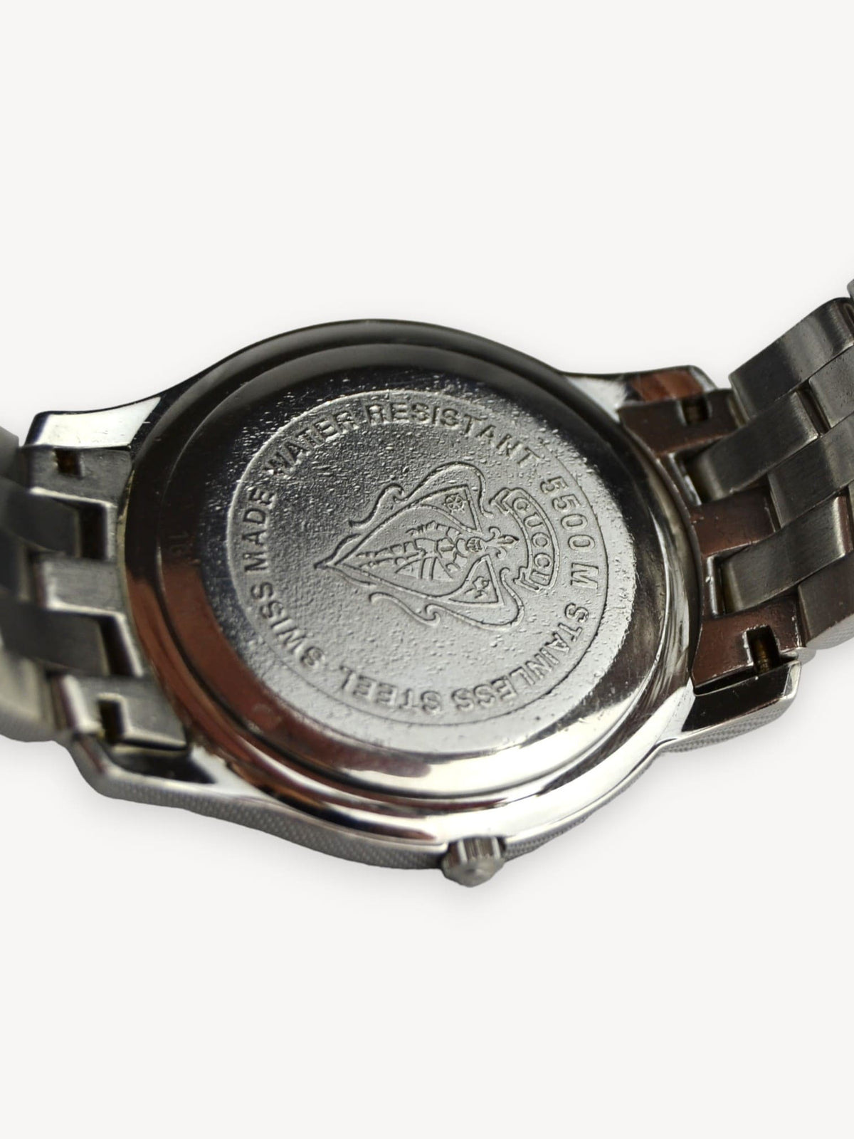 GUCCI 5500M WATCH SILVER