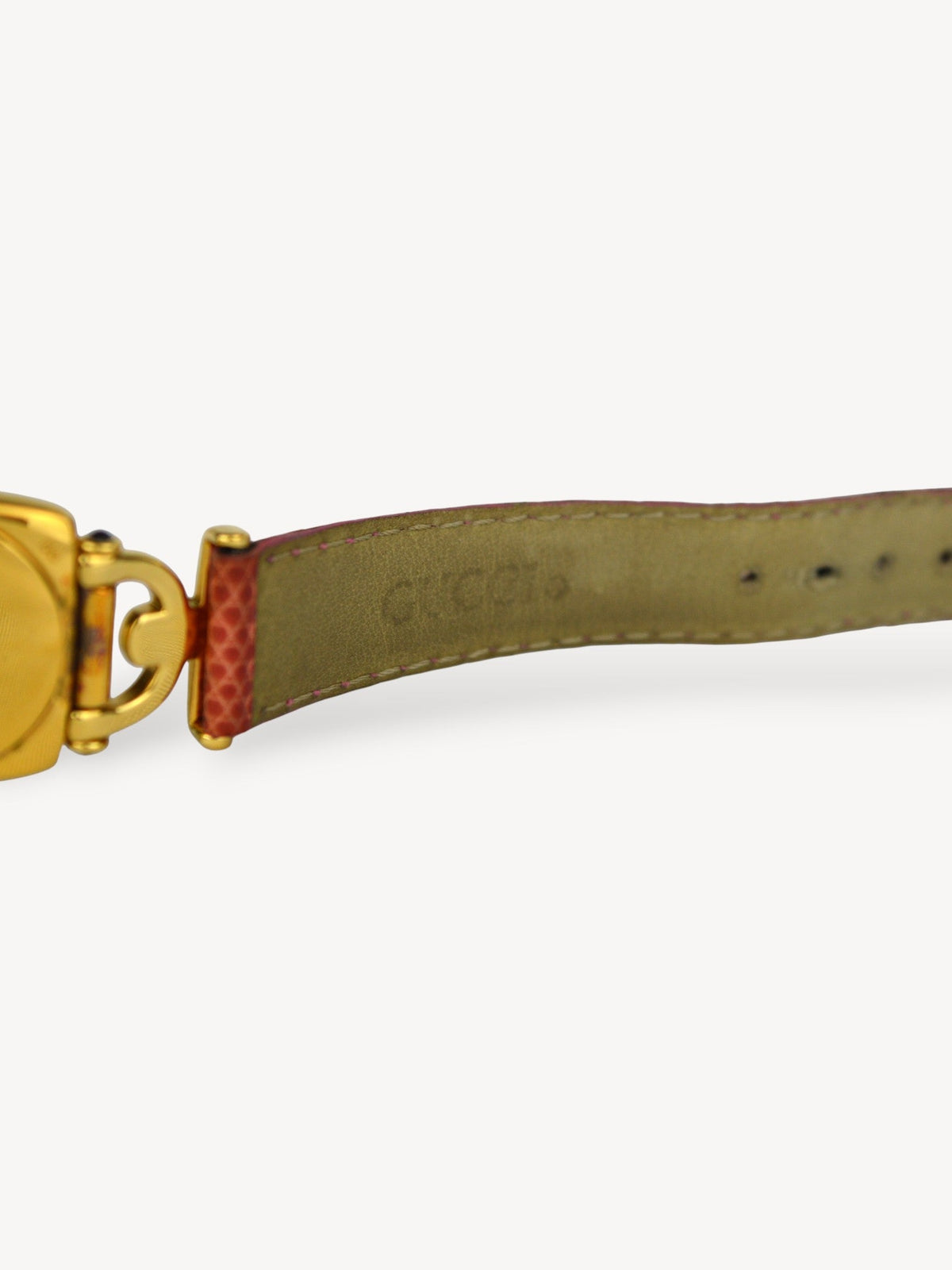 GUCCI 6300L HORSEBIT WATCH PINK