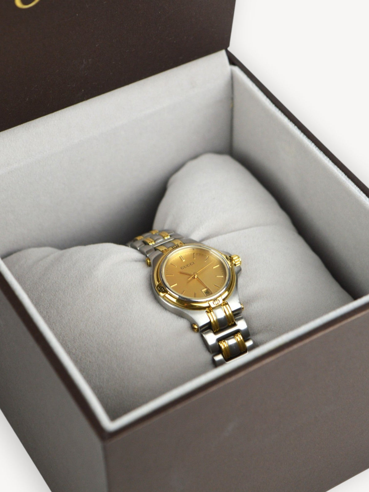 GUCCI 9040L TWO-TONE WATCH