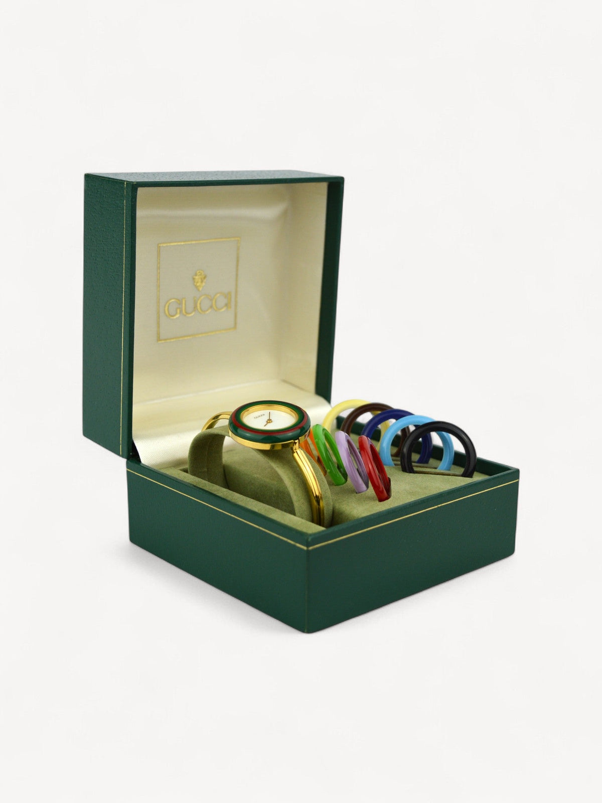 GUCCI INTERCHANGEABLE BEZEL WATCH