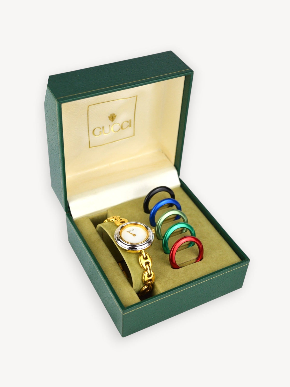 GUCCI INTERCHANGEABLE BEZEL WATCH