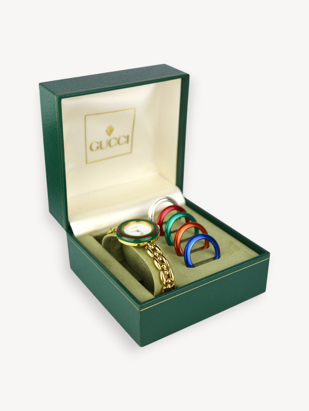 GUCCI INTERCHANGEABLE BEZEL WATCH