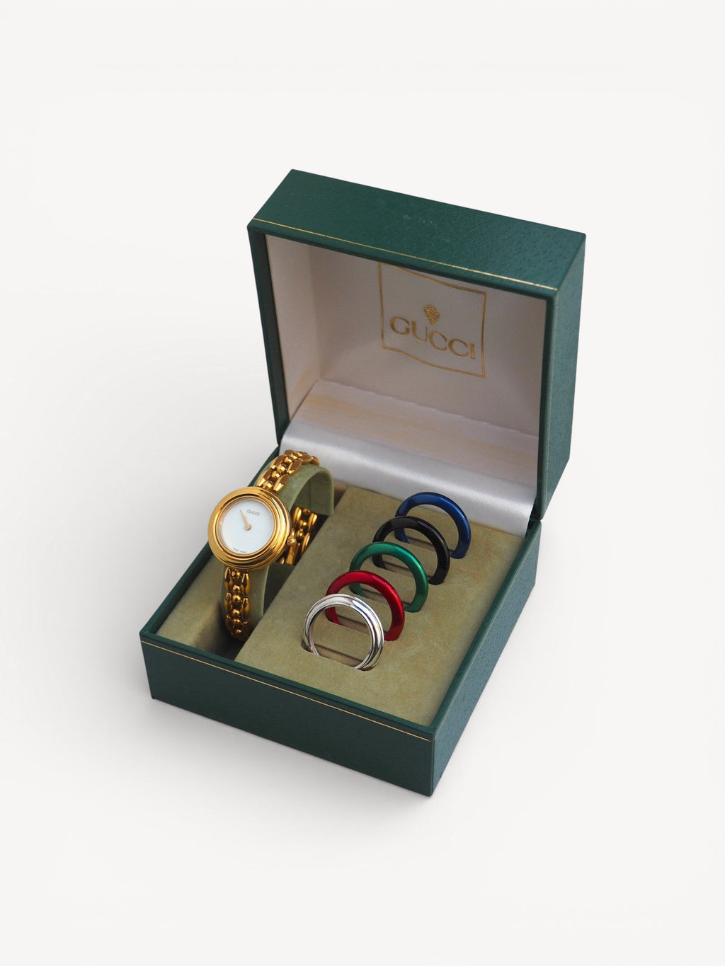 GUCCI INTERCHANGEABLE BEZEL WATCH