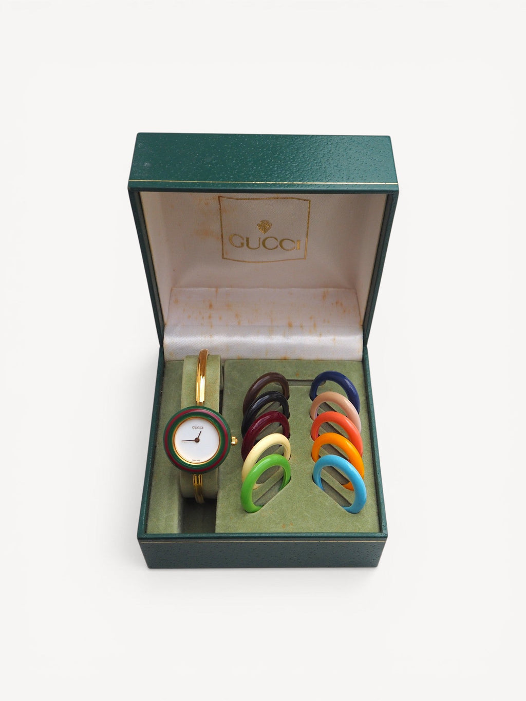 GUCCI INTERCHANGEABLE BEZEL WATCH
