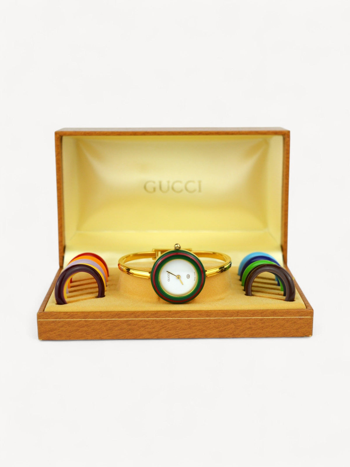 GUCCI INTERCHANGEABLE BEZEL WATCH