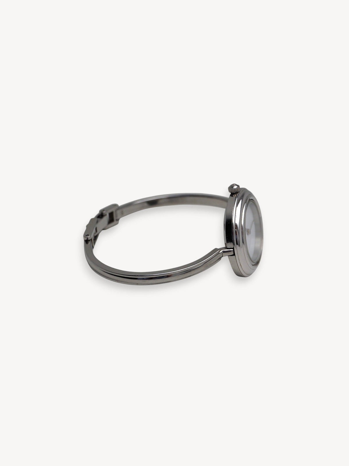 GUCCI INTERCHANGEABLE BEZEL WATCH SILVER