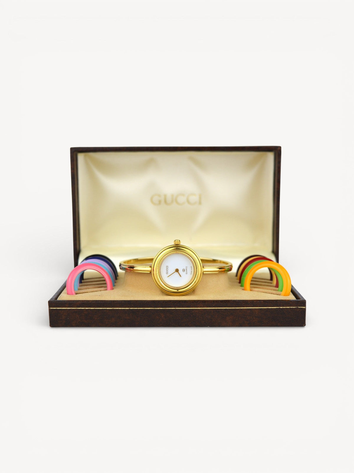GUCCI INTERCHANGEABLE BEZEL WATCH