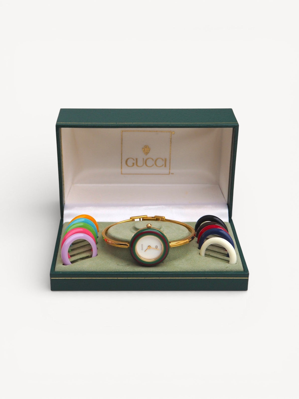 GUCCI INTERCHANGEABLE BEZEL WATCH