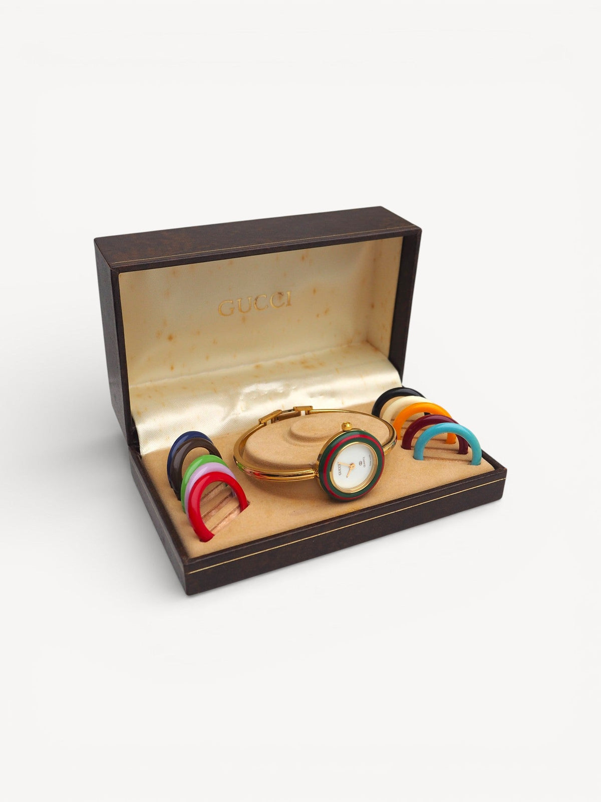 GUCCI INTERCHANGEABLE BEZEL WATCH