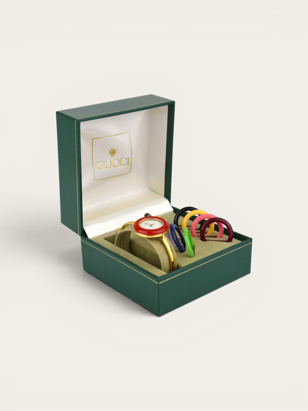 GUCCI INTERCHANGEABLE BEZEL WATCH