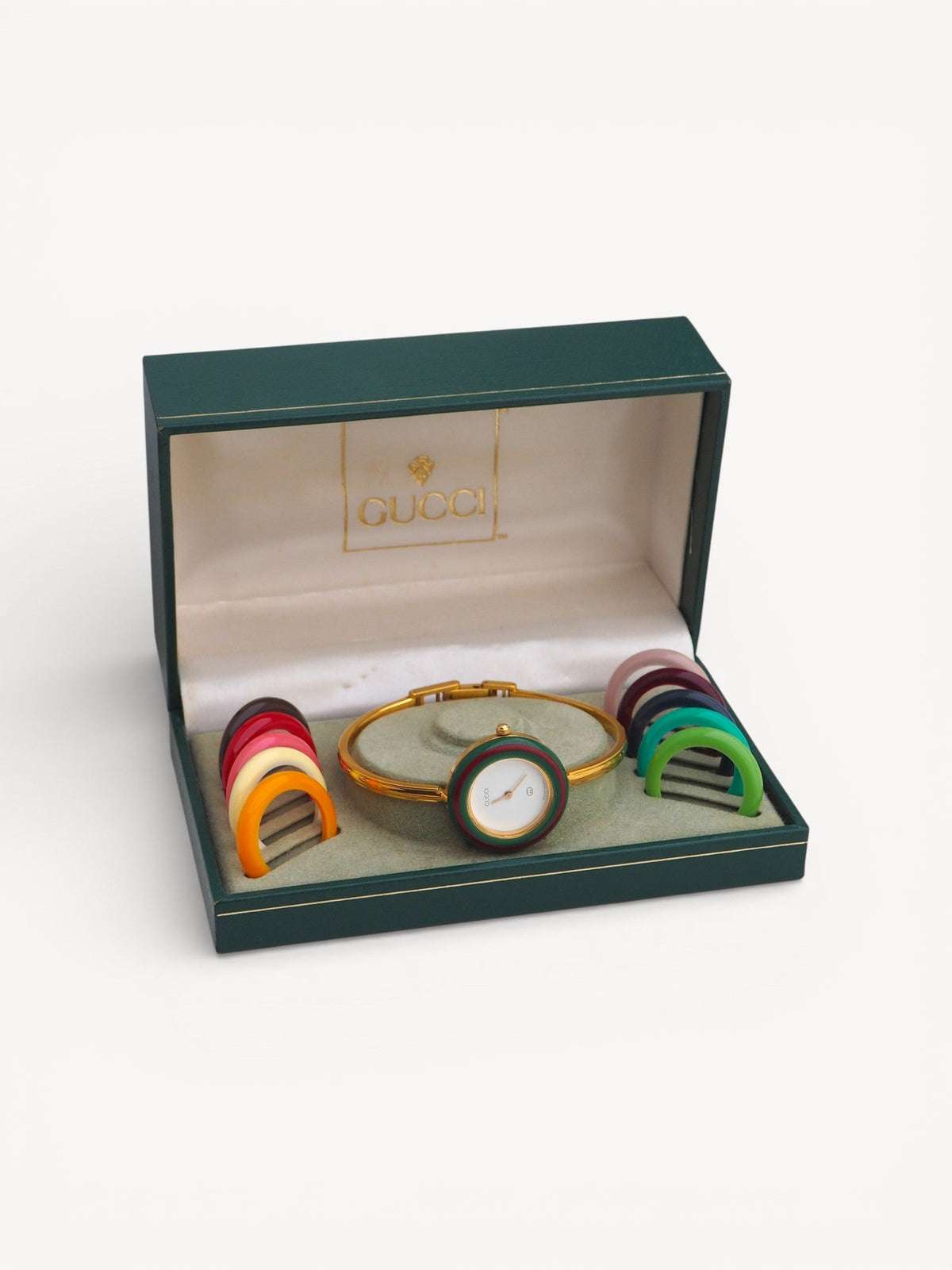GUCCI INTERCHANGEABLE BEZEL WATCH