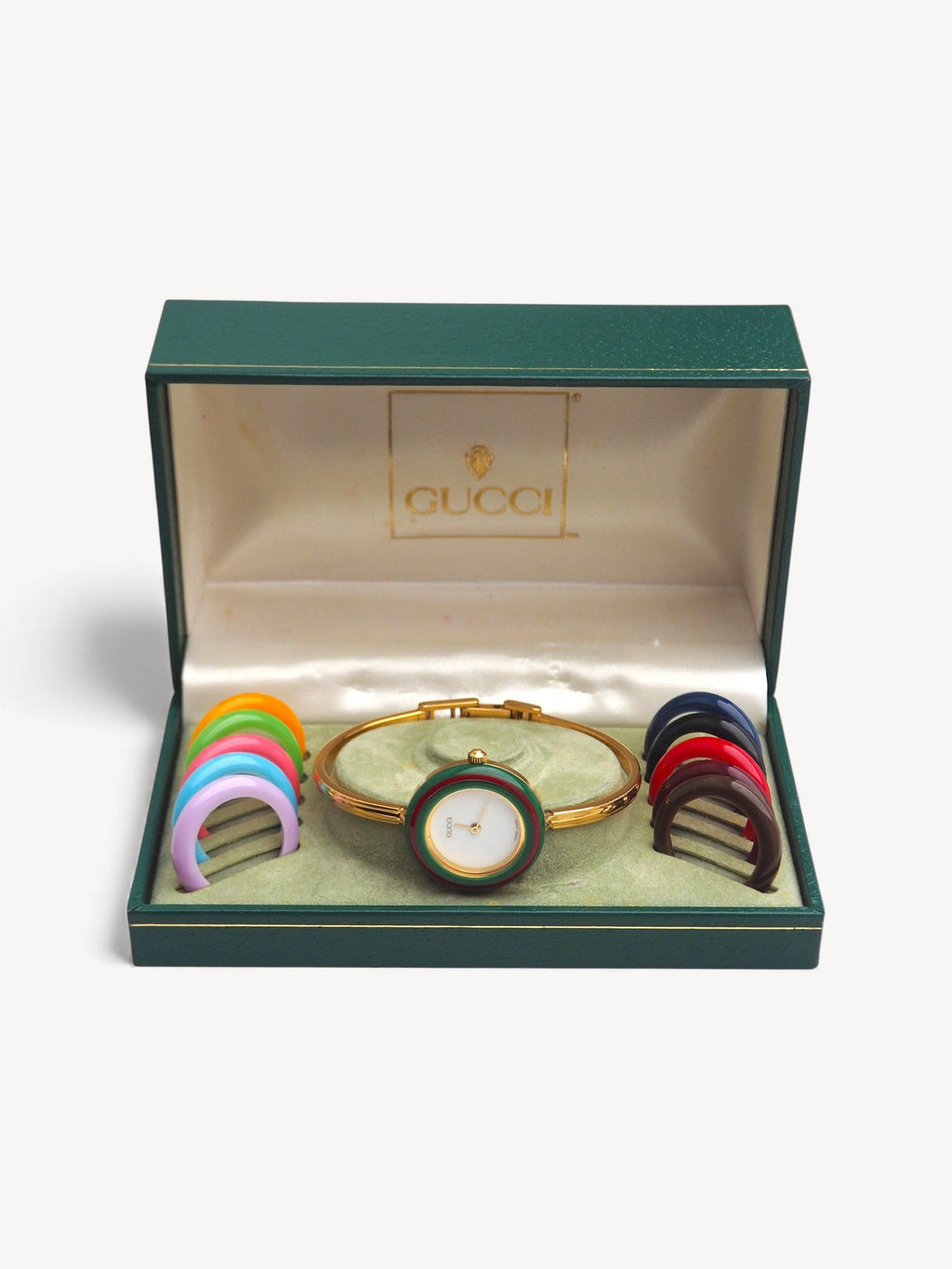 GUCCI INTERCHANGEABLE BEZEL WATCH