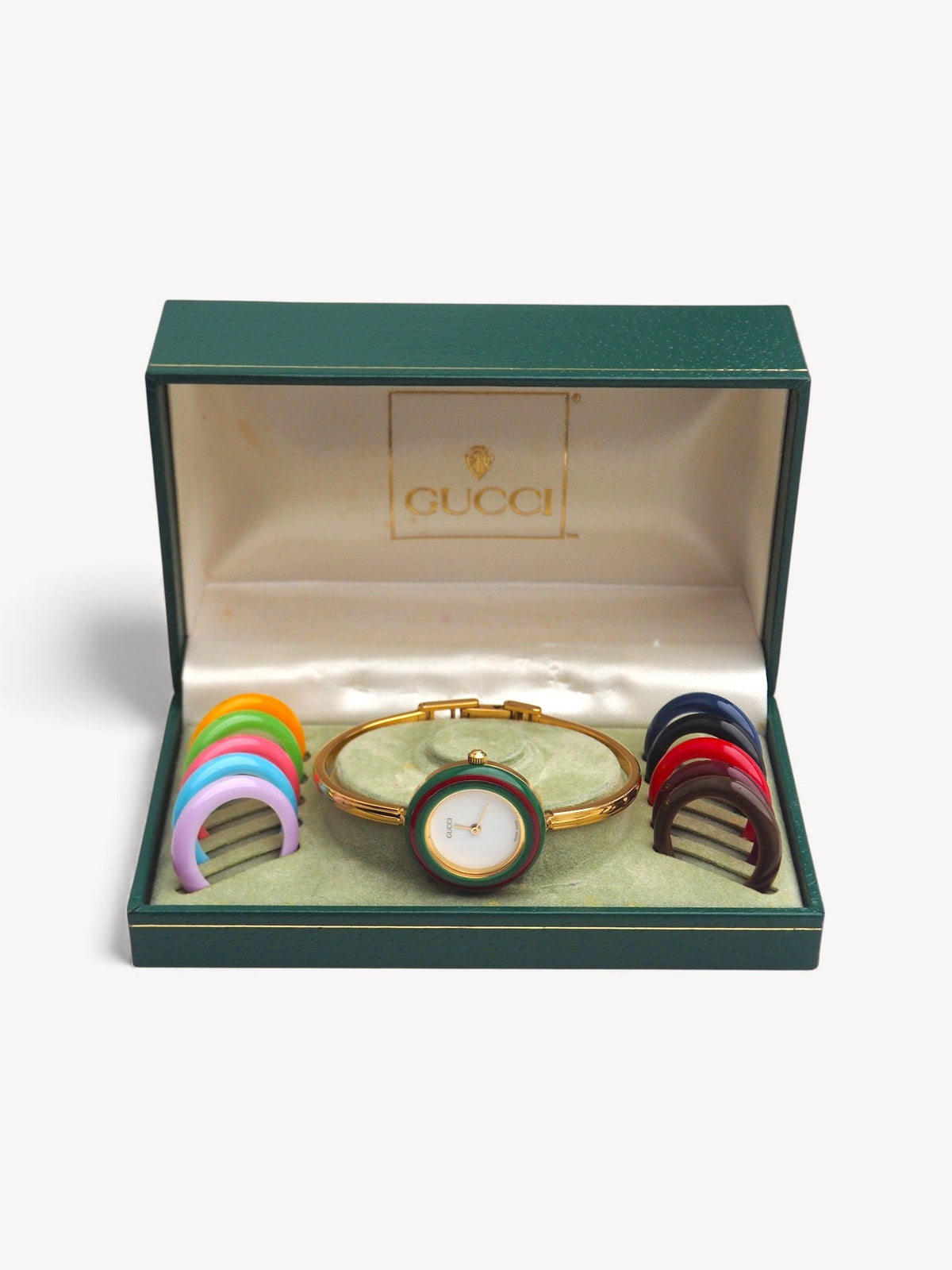 GUCCI INTERCHANGEABLE BEZEL WATCH