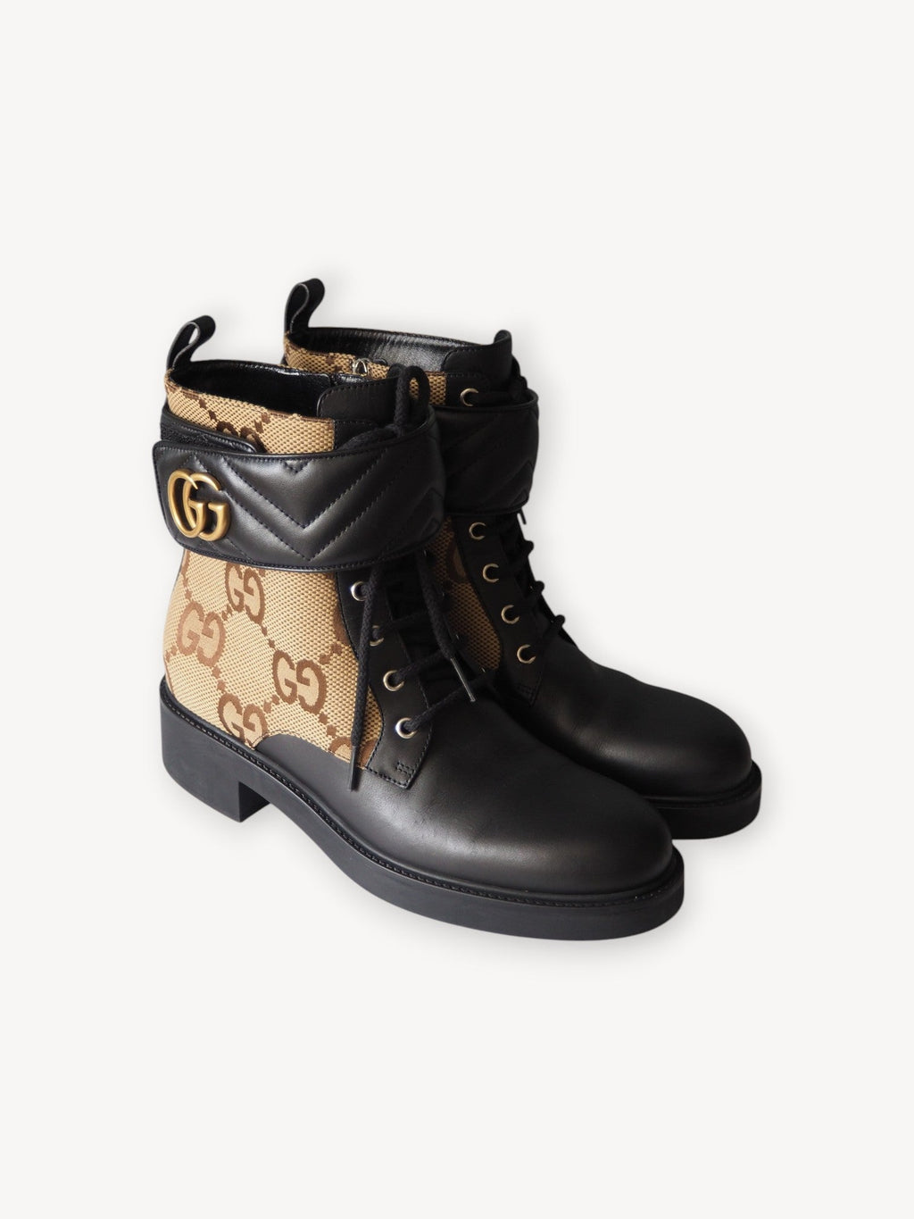 GUCCI DOUBLE G ANKLE BOOTS