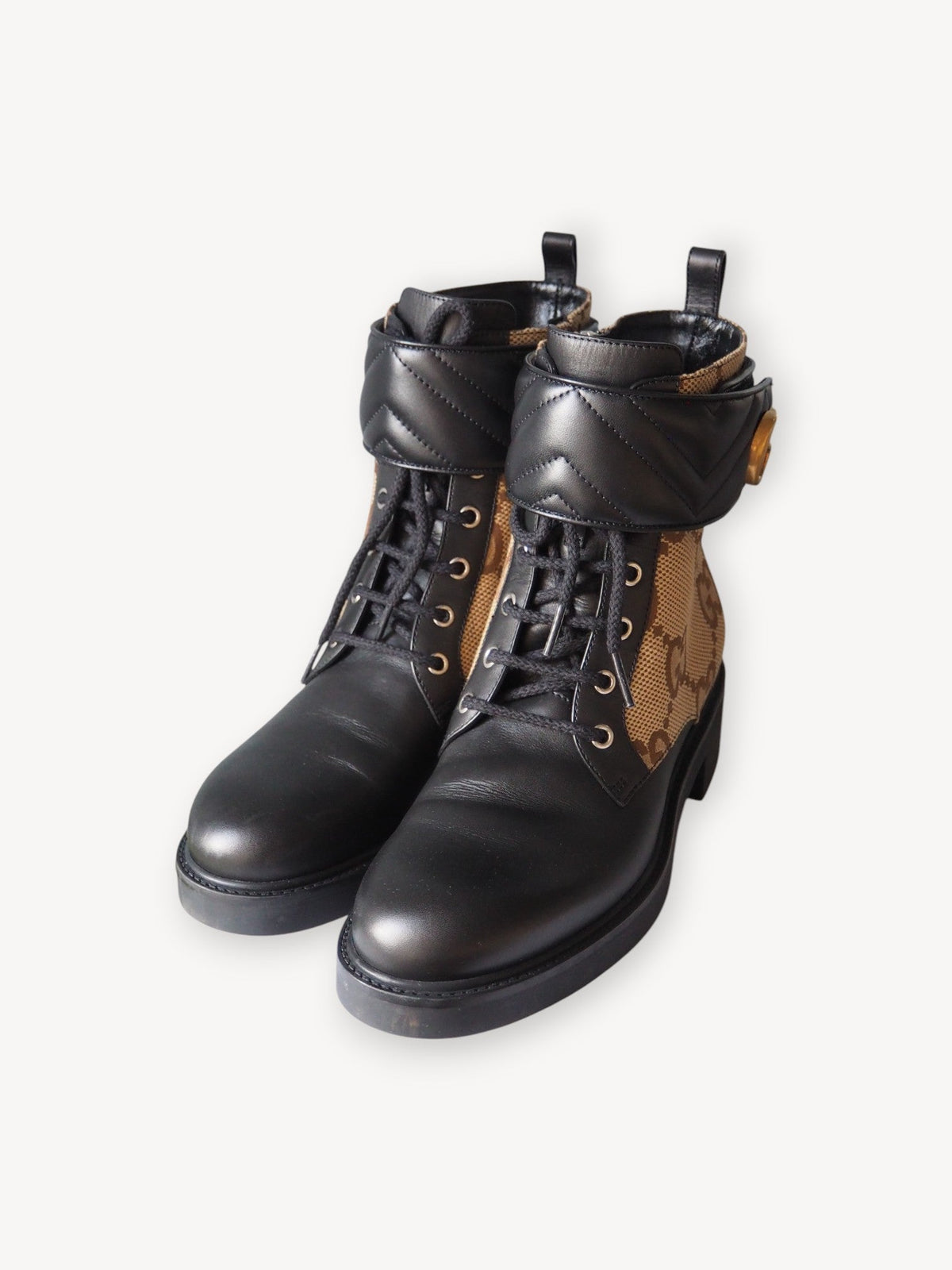 GUCCI DOUBLE G ANKLE BOOTS