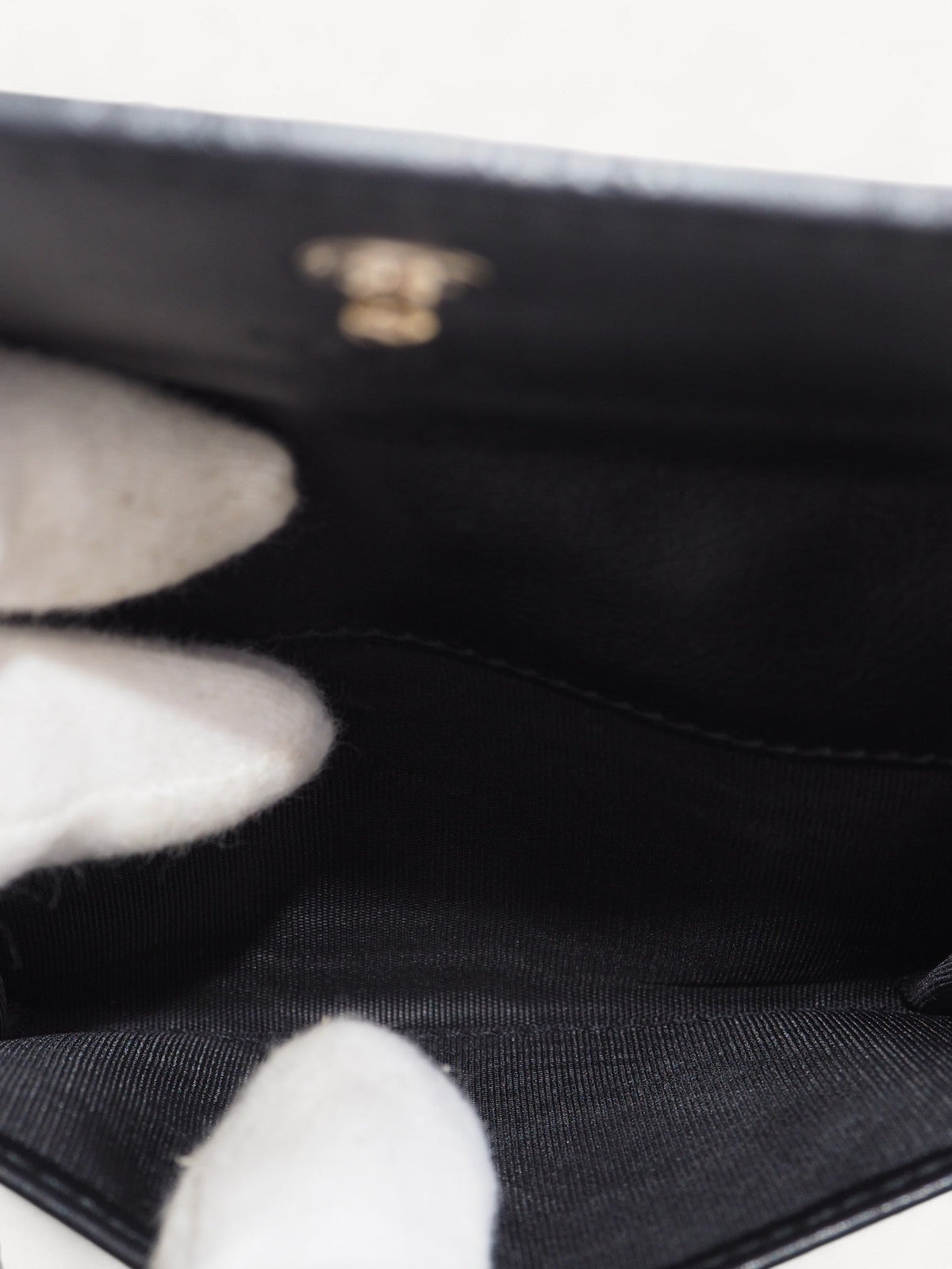GUCCI GUCCISSIMA CARD HOLDER BLACK