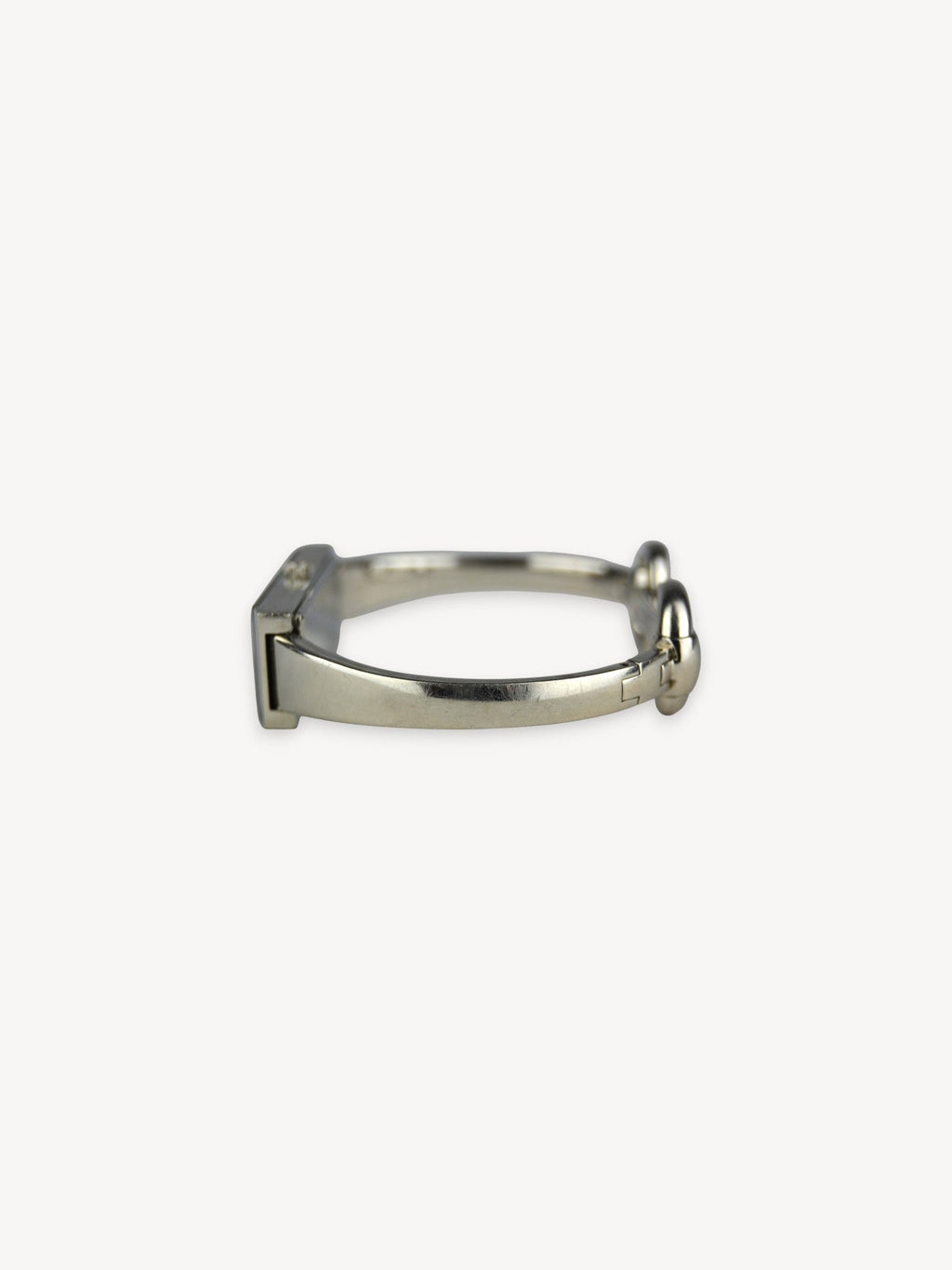 GUCCI 127.5 GUCCISSIMA HORSEBIT WATCH SILVER