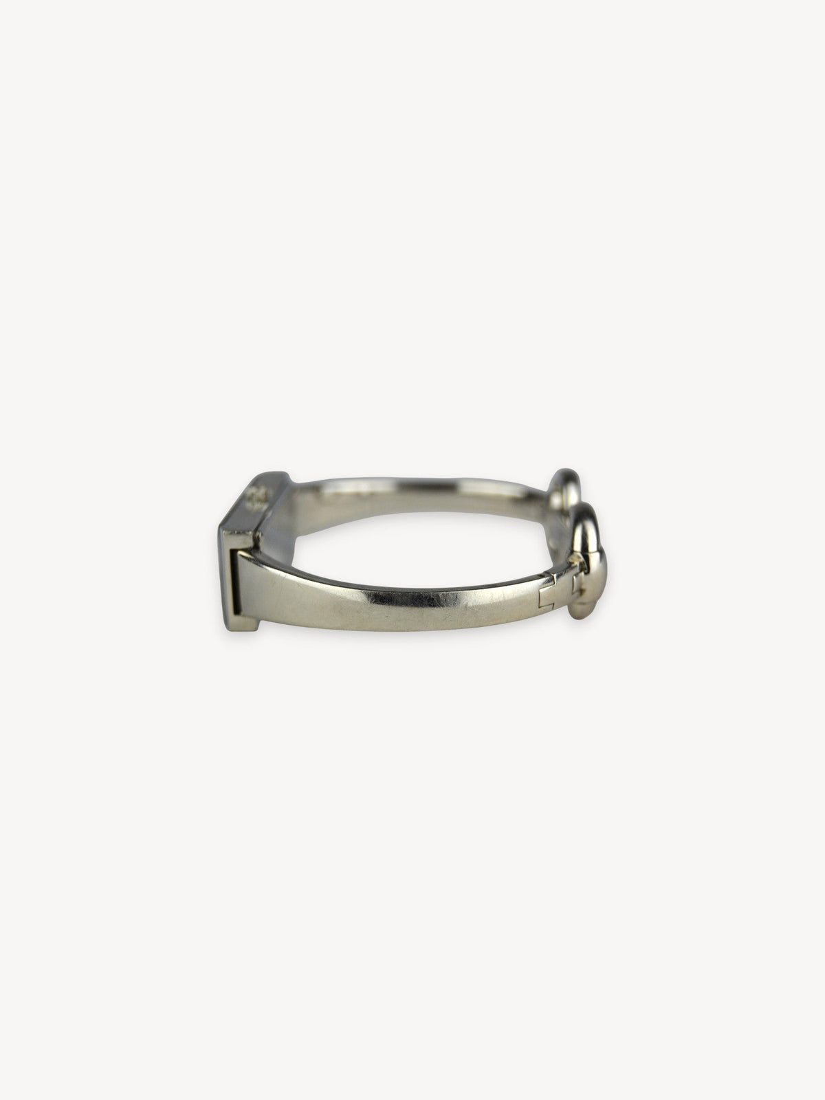 GUCCI 127.5 GUCCISSIMA HORSEBIT WATCH SILVER
