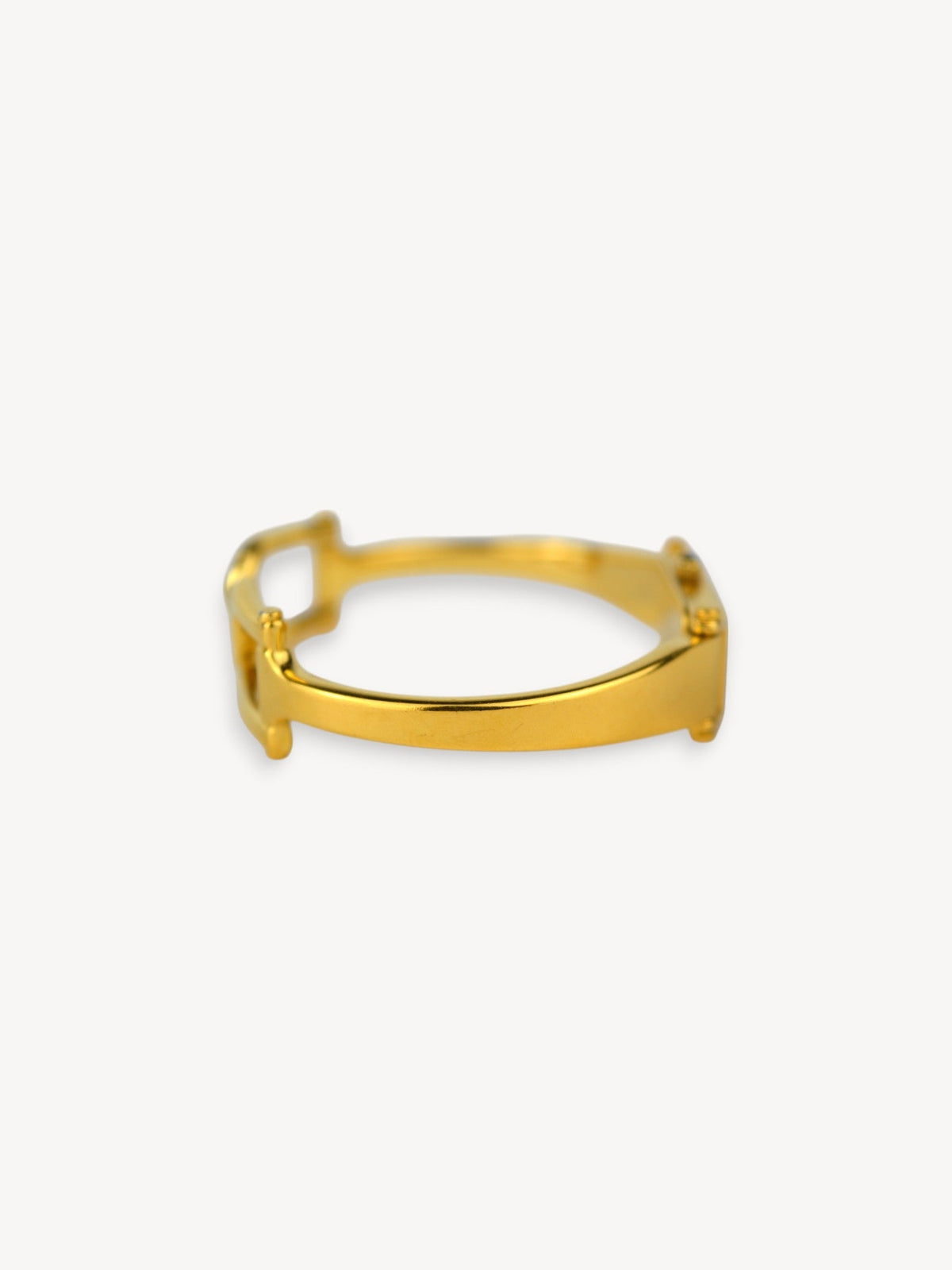 GUCCI 1500L HORSEBIT WATCH GOLD/BLACK