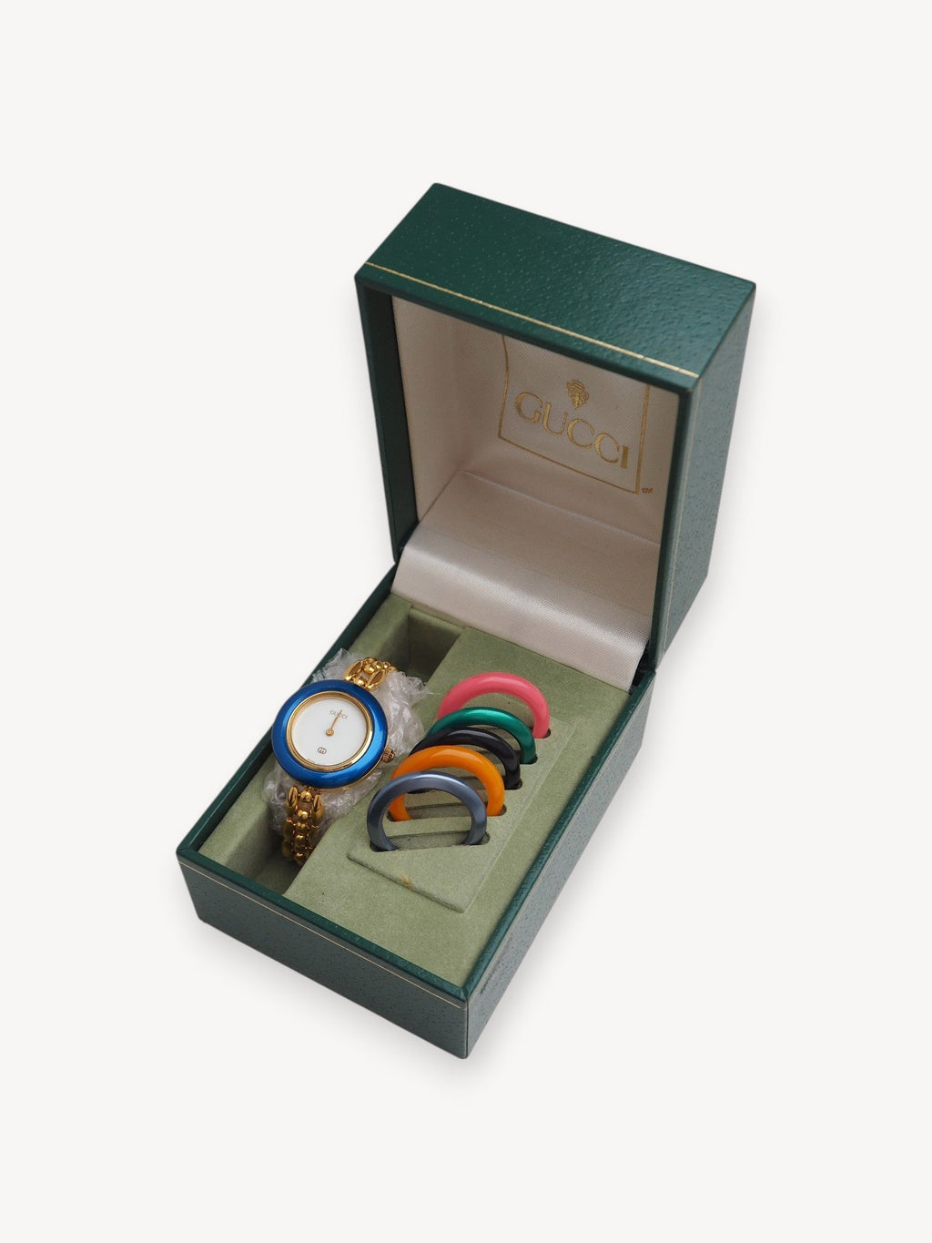 GUCCI INTERCHANGEABLE BEZEL WATCH