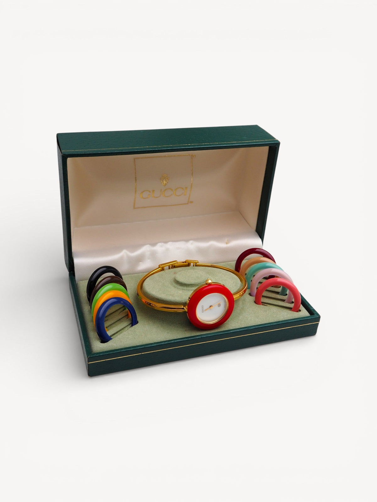 GUCCI INTERCHANGEABLE BEZEL WATCH