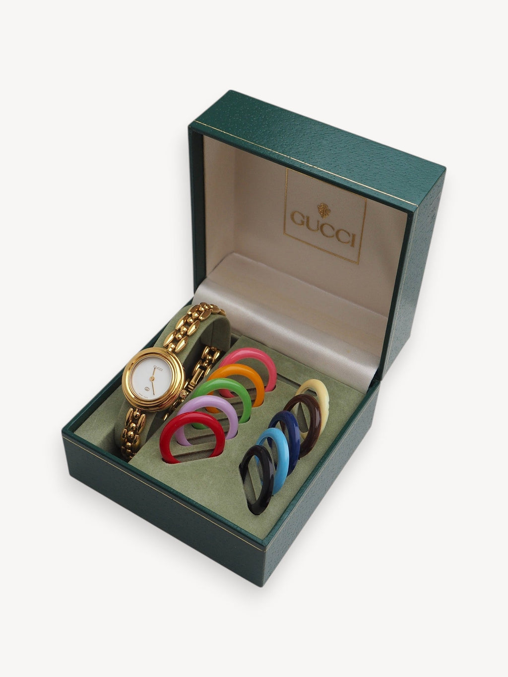 GUCCI INTERCHANGEABLE BEZEL WATCH