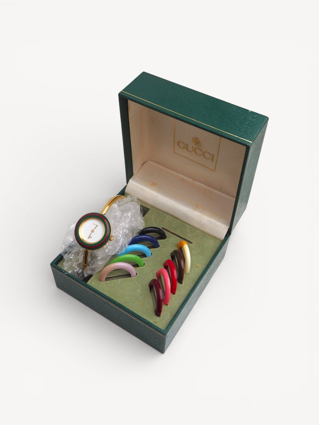 GUCCI INTERCHANGEABLE BEZEL WATCH