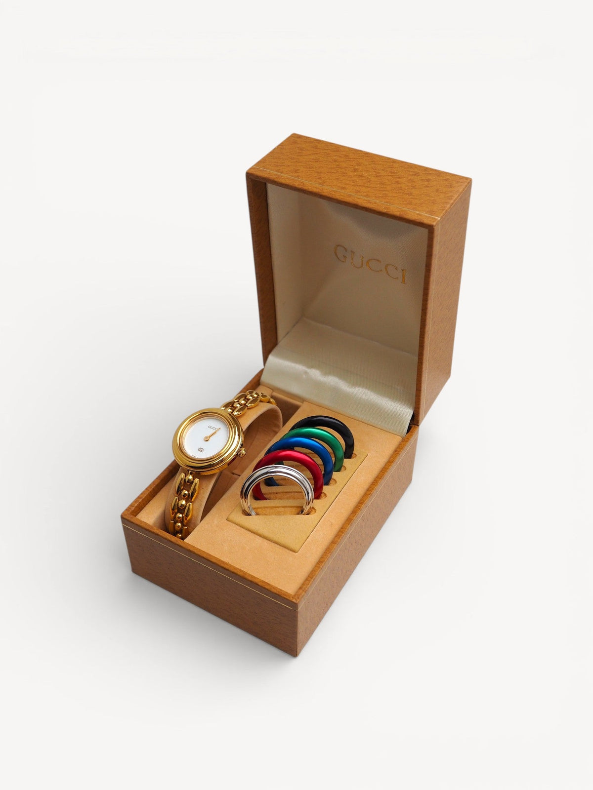 GUCCI INTERCHANGEABLE BEZEL WATCH