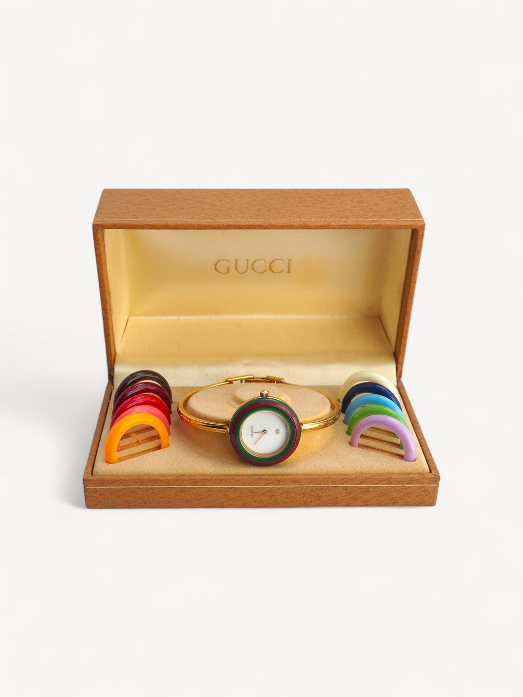 GUCCI INTERCHANGEABLE BEZEL WATCH
