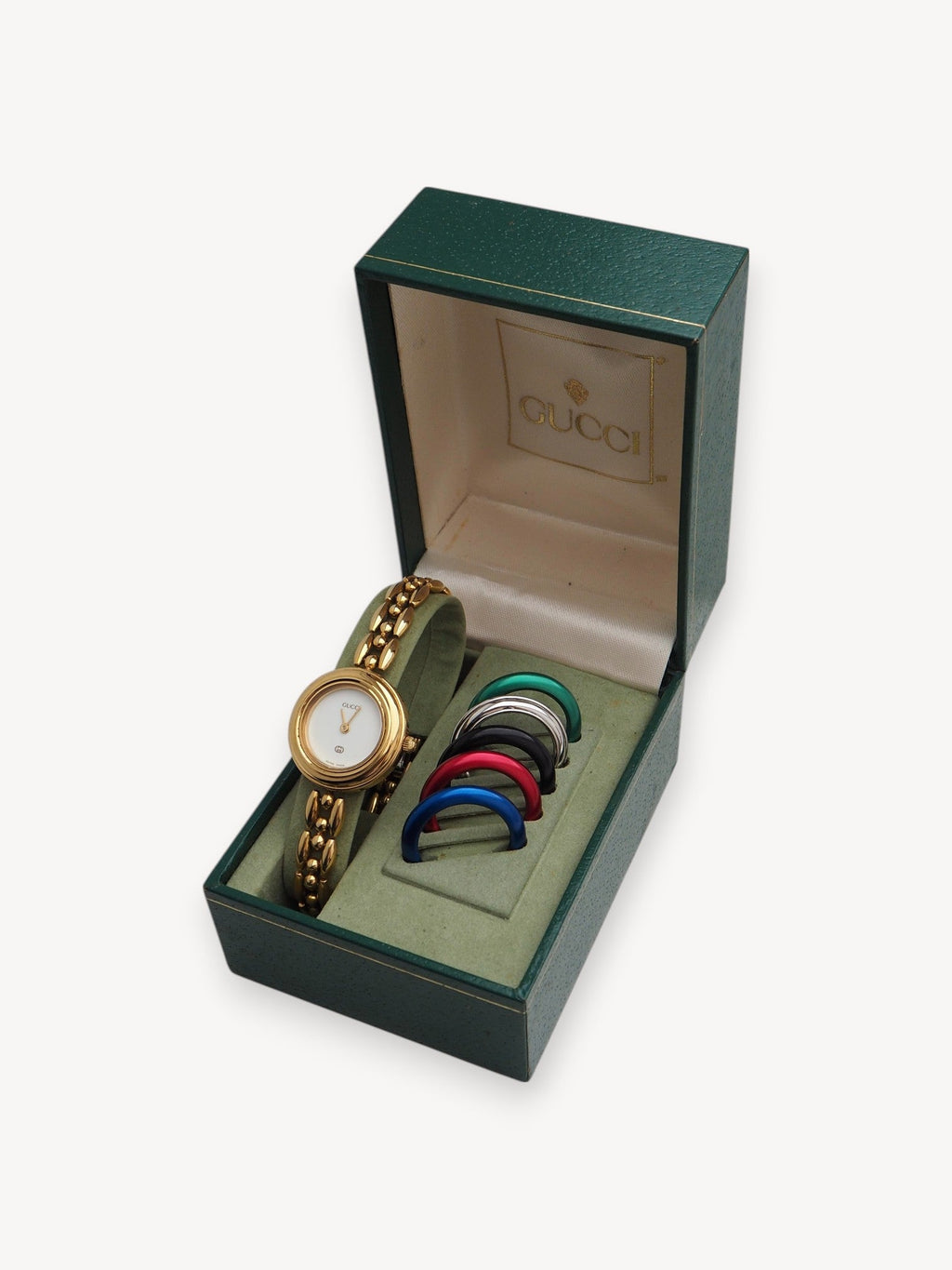 GUCCI INTERCHANGEABLE BEZEL WATCH