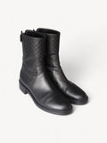 GUCCI MAUD GUCCISSIMA LEATHER ANKLE BOOTS 40